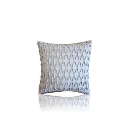Silver Luxe Diamond Cushion